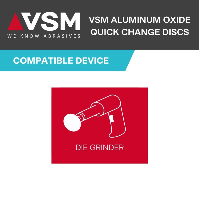VSM 25-Pack - 2 inch 80 Grit (Medium) - Aluminum