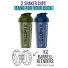 VELOMIX -2 Pack- 28 oz Protein Shaker Bottles for Protein