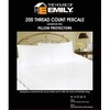 Pair of Super King Size 3 Foot Long Quilted Pillow