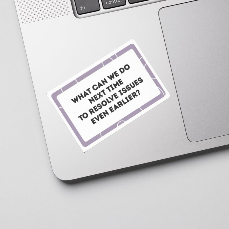 2DOBOARD Team Question Cards for Effective Retrospectives, Workshops and Meetings