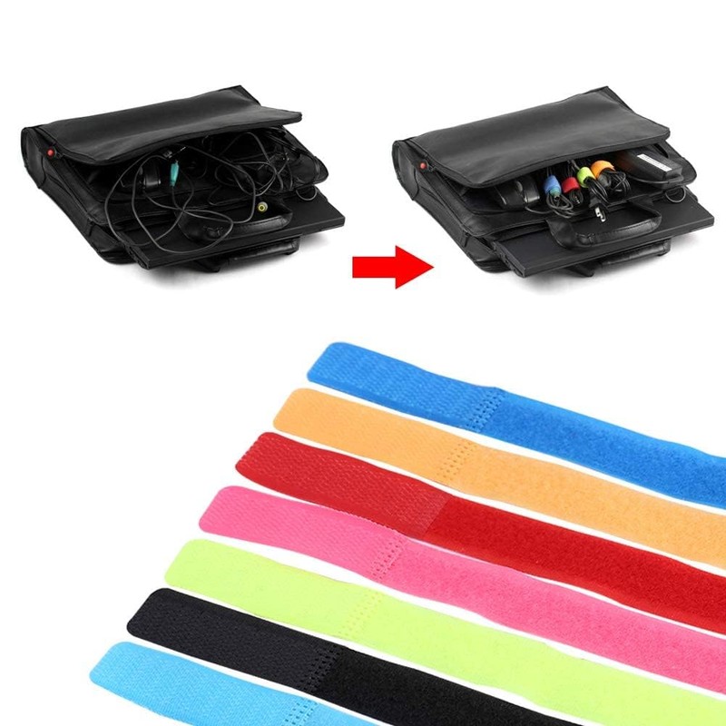 Reusable Cable Ties, 50pcs/lot Adjustable Cord Organizer Ties Cable Management