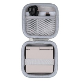 khanka Hard Travel Case Replacement for RG35XXSP Flip Portable Flip Retro Handheld Game Console,Case Only. (White)