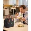 HOTOR Lunch Bag for Women & Men - Wear-Resistant Insulated