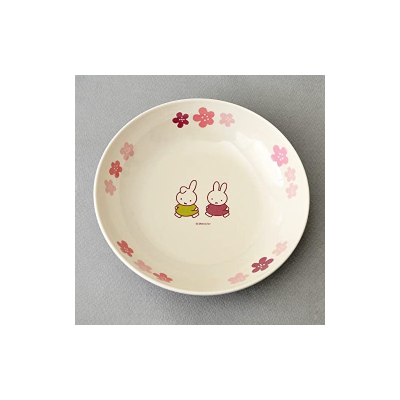 Kanto Plastic Industries Biomass Miffy Series Deep Plate, 6.5 x