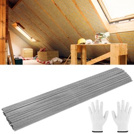 180 Pcs Insulation Support Wire - 16 Inch 1080 High Carbon Steel Insulation Wire Metal Insulated Support Rods for for Attic Flooring, Ceiling and Wall Insulation