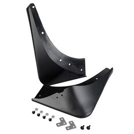 1984–1990 Corvette C4 Front Fender Splash Guards – Injection-Molded ABS with Aluminum Tabs (Pair)