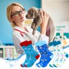 Luvsweets Veterinary Gifts Socks - 3 Pairs Veterinarian Technician Crew