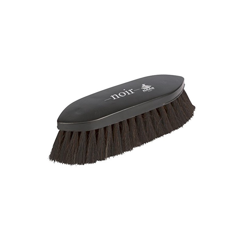 Kerbl 328272 Noir Horsehair Fur Brush, Original Haas