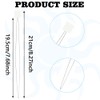 YEQIN 12 Pcs Long Needle Threaders (21cm) for Punch Needles