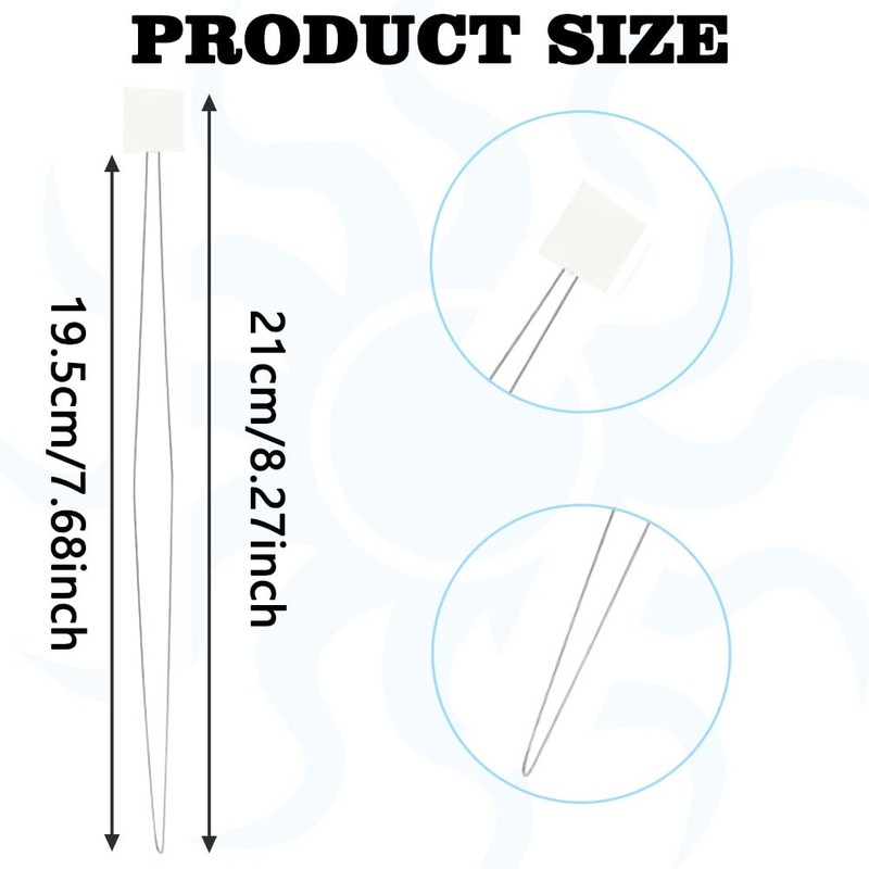 YEQIN 12 Pcs Long Needle Threaders (21cm) for Punch Needles