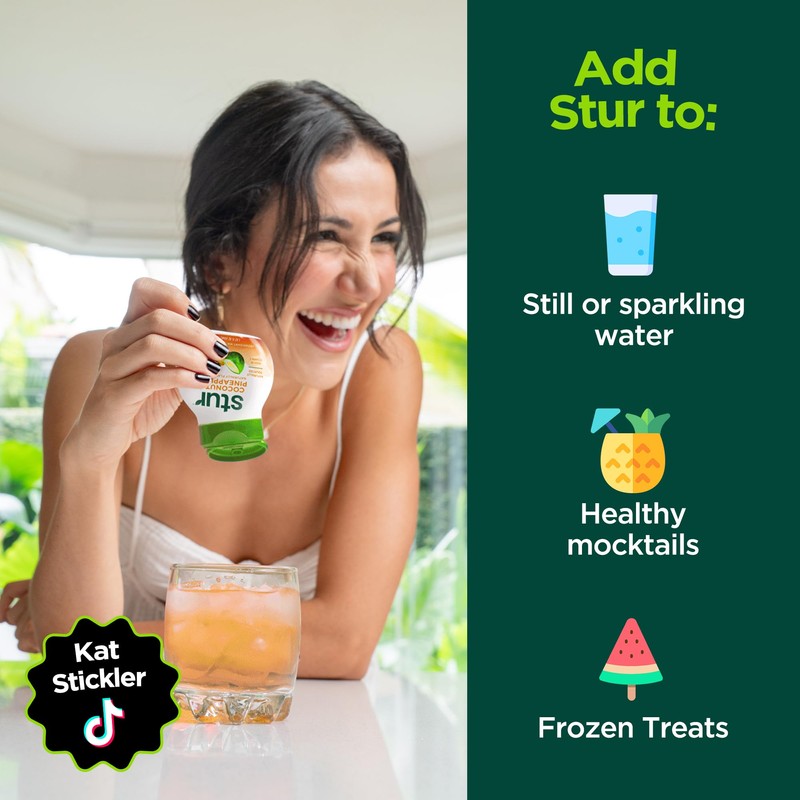 Stur Liquid Water Enhancer | Peach Mango | Sweetened with
