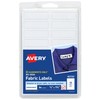 Avery No-Iron Fabric Labels, 1/2" x 1-3/4", Washer and Dryer-Safe