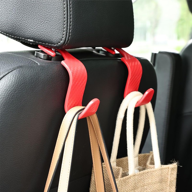 Osilly Car Seat Headrest Hook, 4 Pack Auto Seat Hanger