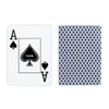 Brybelly Single Blue Deck, Wide Size, Jumbo-Index, Plastic-Coated Playing Cards