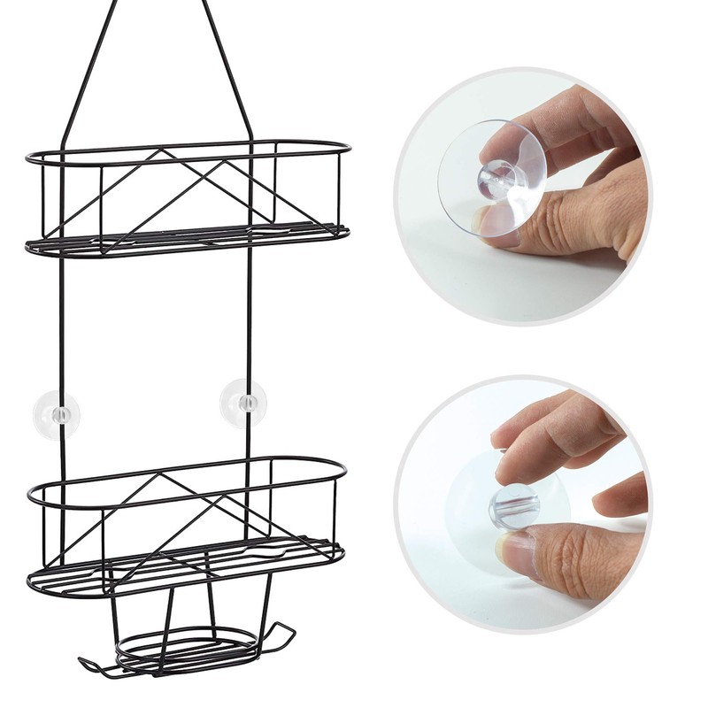 YeeBeny 6Pcs Shower Caddy Connectors - Heavy Strength Large Suction