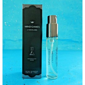 Mind Games J'ADOUBE Extrait De Parfum Travel Spray .25 oz & Black Travel Case