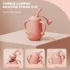 Cuddle Campus Pack of 2 Silicone Baby Training Cup, Shatterproof