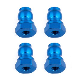 Team Associated Shock Bushings 10 mm Blue Aluminum ASC91815 Elec Car/Truck Replacement Parts