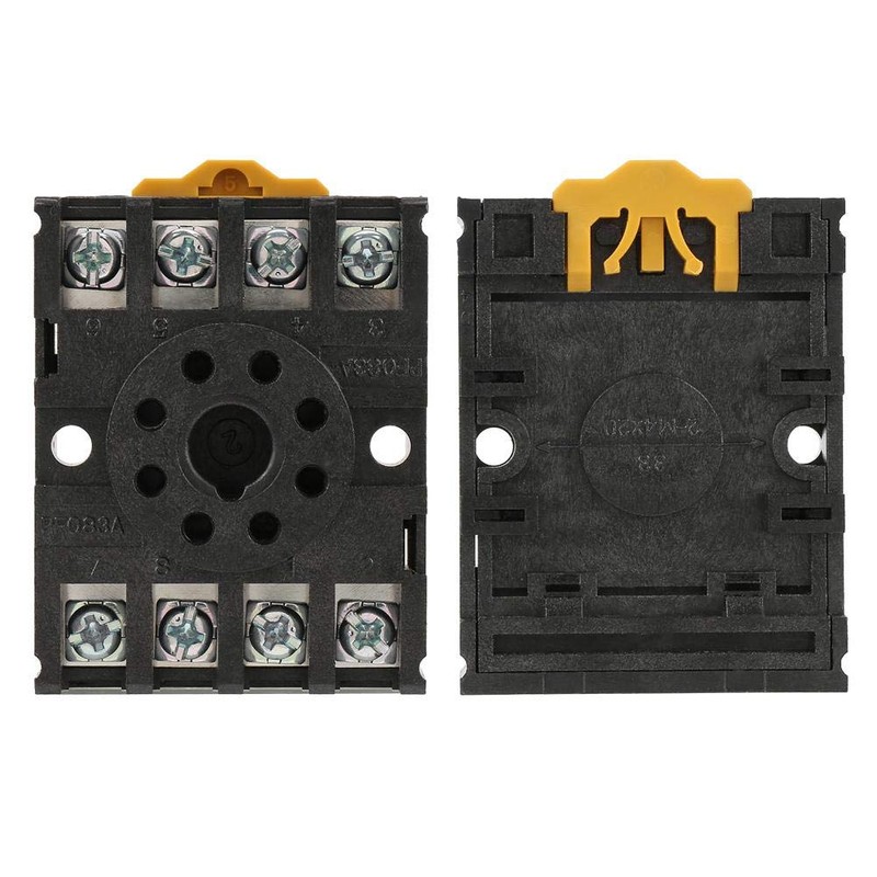 8 Pin Power Relay Base Socket Base Holder Screw Terminals