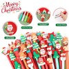 LOMIMOS 32 Pcs Christmas Gel Ink Pens Bulk，Cartoon Black Rollerball