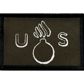 WWII Flaming Bomb Morale Patch-. Custom Patches by Redheadedtshirts Made in The USA