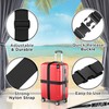 Luggage Straps - Black, 78" Long, 2 Inches Wide, 4