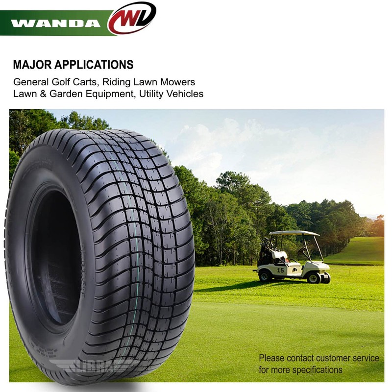 WANDA 205/50-10 Golf Cart ATV Tires 4 Ply 205/50x10 14011