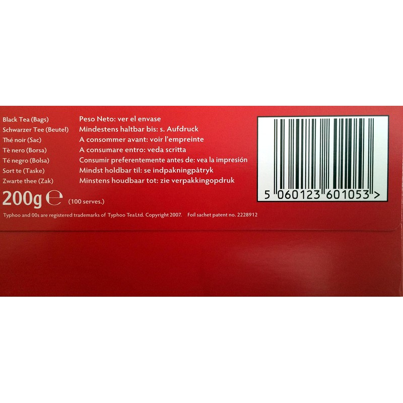 Typhoo Tea 100 Foil Fresh Teabags