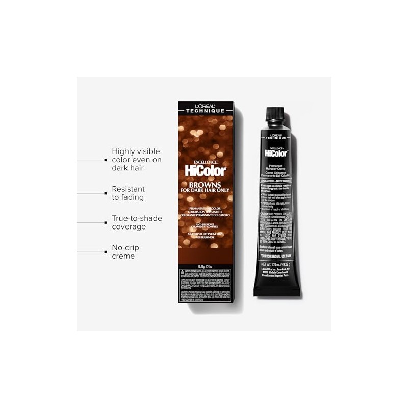 L'oreal Paris Excellence Hicolor Tinte permanente para el cabello, rubio