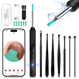 耳かき カメラ付き【 1200W超高画素・イヤーフック】カメラ付き耳かき みみかき カメラ 耳掻き 耳掃除3.5mm極細レンズ 左右反転機能 Type-C充電 イヤースプーン IP67防水 WIFI接続 耳のケア 耳垢除去 耳垢クリーニング 録画 写真 子供 大人 お年寄り 父の日 母の日 記念日 誕生日 iOS/Android/iPad多機種対応 日本語取扱説明書付き