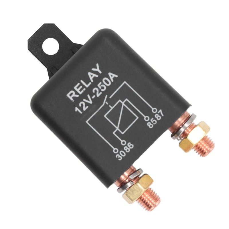 Car Starter Relay 4 Pin Normally Open Stainless Steel Brass