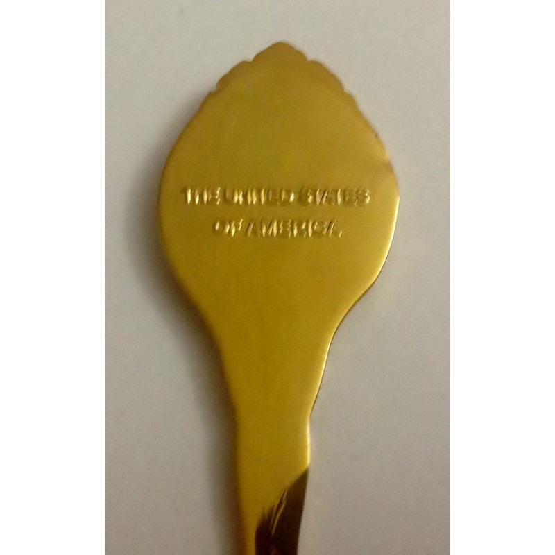 Washington DC Gold Collector's Spoon- Washington DC Souvenirs (Capitol)