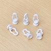 100 Pieces Plastic Curtain Track Rollers – Smooth and Durable