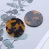 Sttiafay Acrylic Large Round Earrings Tortoise Shell Resin Big Circle