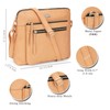 Genuine Leather Crossbody Bags for Women, Cross-Shoulder Purses with Adjustable