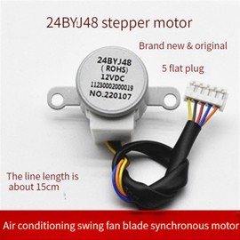 NUHFUFA 24BYJ48 Synchronous Motor, DC 5V 4 Phase 5 Wire Deceleration Step Motor Suitable for Wireless Camera Monitor Head
