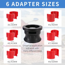 Dokili Universal Motorcycle Bike Fork Seal Driver Tool Kit 14Pcs Installer Driver Set 35mm 36mm 40mm 41mm 42mm 43mm 45mm 46mm 47mm 48mm 49mm 50mm