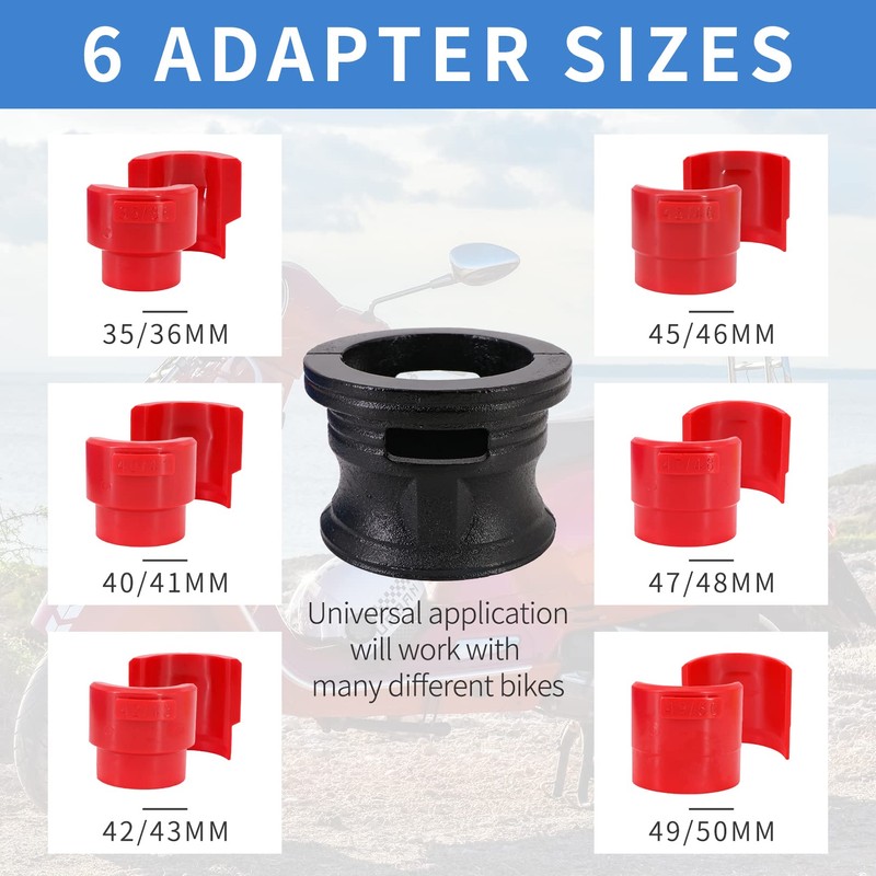 Dokili Universal Motorcycle Bike Fork Seal Driver Tool Kit 14Pcs