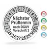 beihaasnatuerlich® Pack of 560 Test Badges "Next Test Date", 20