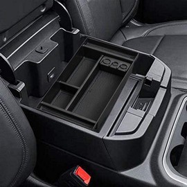 EDBETOS Center Console Organizer Tray Compatible with Chevy Silverado 1500/GMC Sierra 1500 2019-2022 Accessories and 2020-2023 Silverado/Sierra 2500/3500 HD Armrest Box - Full Console w/Bucket Seats