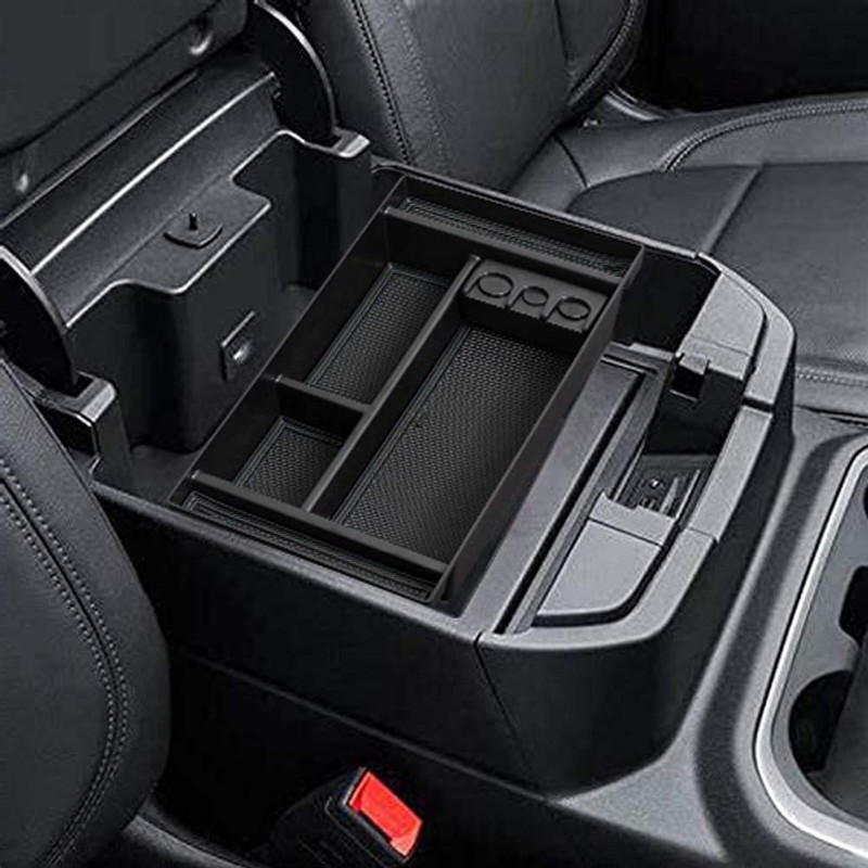 EDBETOS Center Console Organizer Tray Compatible with Chevy Silverado 1500/GMC