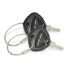 Big Bike Parts 41-182BK Black Can-Am Spyder Key Covers, 2