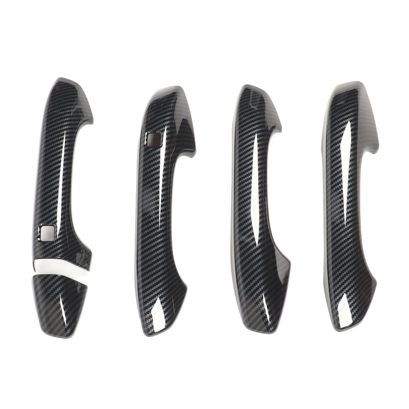 Exterior Door Handle Cover Carbon Fiber Pattern Outside Door Handle