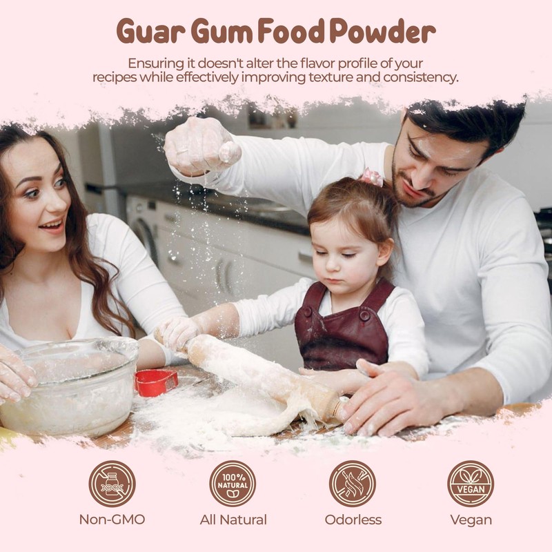 Baking Beauty and Beyond Premium Quality Guar Gum Powder -