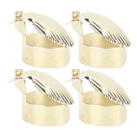 gernie 4PCS Candle Snuffer, Automatic Fire Extinguishing Swedish Candle Extinguisher, Candle Wick Snuffer Stopper, Wick Flame Snuffer for Putting Out Candle Flame Safely, for Candle, Gold