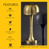 Adesso Cordless Table Lamp with 3-Level Touch Dimmer & Built-in