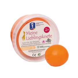Feuchtmann Edu Edition 500 g Children's Clay Orange, Gluten-Free Play Clay Vegan, Non-Toxic Modelling Clay, Air-Drying