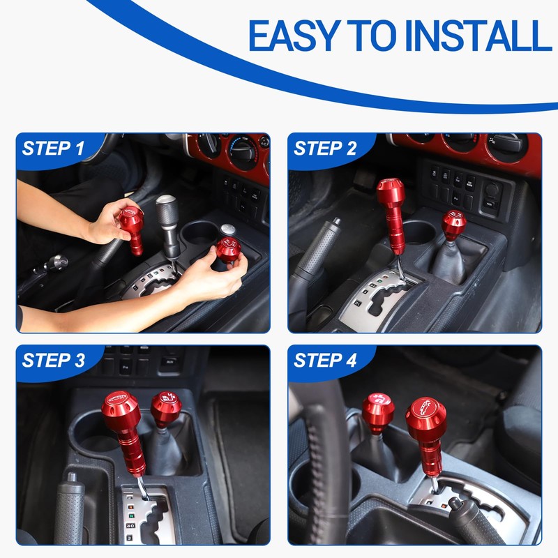 Fgtagtal Compatible with Toyota FJ Cruiser 2007-2021 Car Gear Shifter
