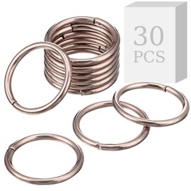 Yaocom 30 Pcs 15% Silver Brazing Joint Solder Ring Silfos Rings for 1/2" O. D. Copper Tubes Silver Solder Brazing Ring for HVAC Copper Tubes Small Welding Process