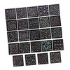 OATIPHO 24Sheets Luminous Nail Art Stickers DIY Nail Decals for